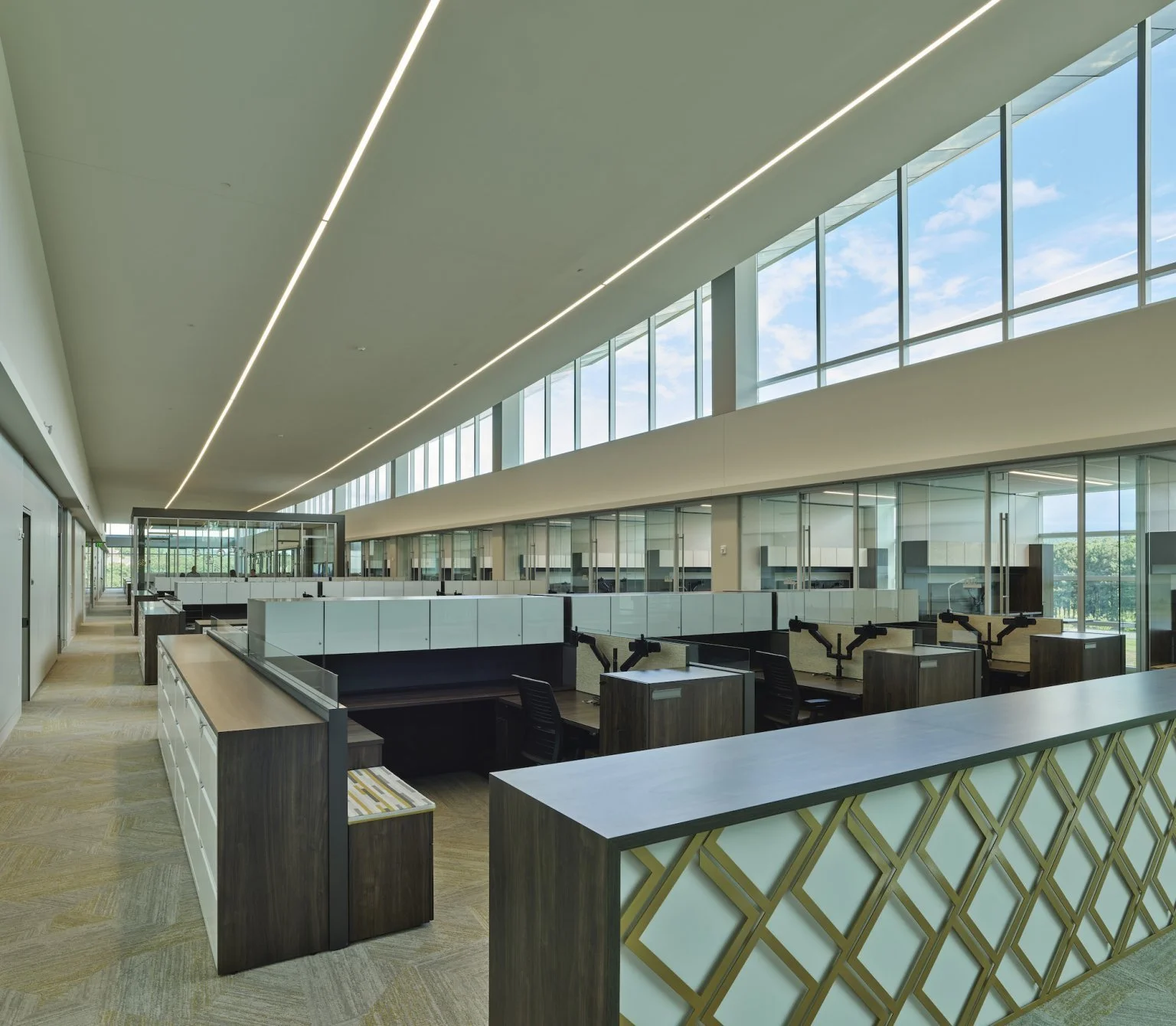 Private office at Bank OZK Headquarters